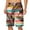 Multicolor-18, variant on Mens Beach Vacation Bermuda Shorts Drawstring Elastic Waist Flat Front Shorts with Pockets