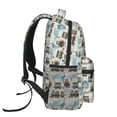 thumbnail image 3 of Xecao Transport Train Backpack, a stylish and functional choice for both men and women, is the perfect basic bookbag for college, work, or travel, 3 of 5