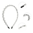 thumbnail image 2 of Unique Bargains 1 Pc Fashion Grace Mesh Fine Twist Headband for Girls for Women 4.92" ID Gray, 2 of 4