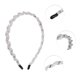 thumbnail image 2 of Ofertas Únicas 1 Pc Diadema de Malla Elegante y Fina para Niñas y Mujeres 4.92" ID Gris, 2 of 4