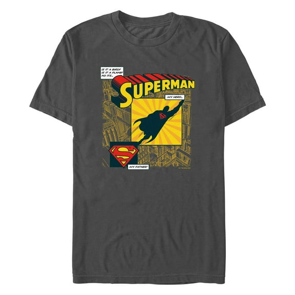 Men's Superman It's My Hero My Father Graphic T-Shirt