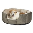 thumbnail image 1 of MidWest Homes for Pets Lit de Luxe pour Animaux de Compagnie, Gris/tan, Moyen, 1 of 5