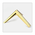 thumbnail image 2 of Cabinet Metal Feet Modern Furniture Feet for Cabinet Sofa Table Chair Bed Dresser Wardrobe Riser Replacement(Gold), 2 of 5