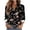 #077-Multicolor, variant on Craaazy Women's Turndown Collar Button Front Long Sleeve Sweatshirts with Multicolor Prints Gifts