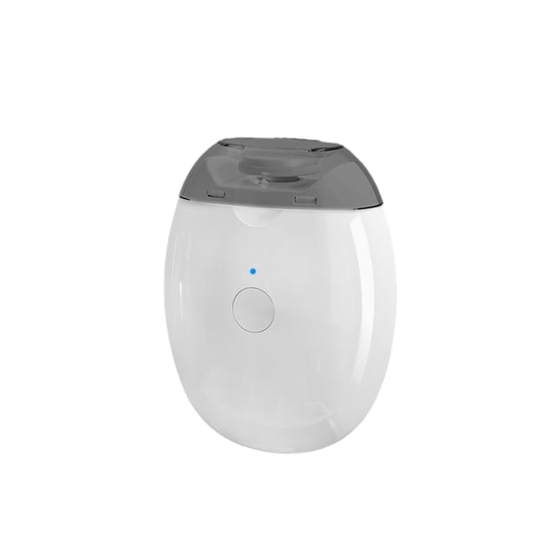 Cortaúñas eléctrico recargable por USB, resistente y compacto, con compartimento para guardar restos de uñas, para adultos mayores y niños.