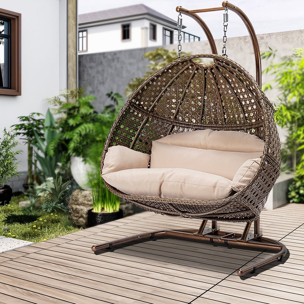 Dakota Fields Wallis Cocoon Patio Chair with Cushion & Reviews