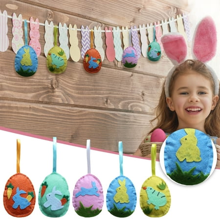 

Christmas Clearance! SuoKom Easter Bunny Eggs Pendant Easter Home Decoration Lovely Easter Products
