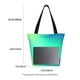 thumbnail image 3 of Disketp blue green colors Bolsa de Hombro Casual para Mujer, Bolso Cruzado para Compras, Viajes y Uso Diario, 3 of 6