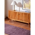 thumbnail image 7 of Rugsotic Carpets Handmade Rugs Hand Knotted Loom Runner 2'8''x13' Purple Wool for Indoor Use, 7 of 7