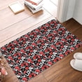 thumbnail image 4 of Pofeuu Graffiti Valentine Day Print Flannel Doormats Rug16"x24"Rug Washable Doormats Indoor Outdoor Rugs for Layered Front Door Mats, Porch, Kitchen, Entryway, 4 of 7