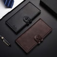 thumbnail image 4 of Portable Ultra-thin Money Bag PU Leather Cash Clip Credit Card Bag ID Card Cover Coin Purse Men Wallet Business Card Holder BLACK, 4 of 8
