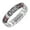 Silver, variant on Unisex Magnetic Hematite Bracelet with Natural Volcanic Stone for Couples - Elastic Comfort Fit, Improves Circulation & Metabolism, Durable & Safe, 50-60mm, Various Colors