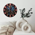 thumbnail image 6 of Large Wall Clock with LED Lights And City Skyline Design 10-Inch Silent Wooden Wall Clock, Battery Operated (AA Batteries Not Included), Artistic Home Decor, 6 of 7
