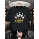thumbnail image 1 of Camiseta gráfica "Feliz Día del Trabajo" para hombre: 100 % algodón, manga corta, informal, con diseño de herramientas, corte regular, para verano, para adultos, lavable a máquina., 1 of 6