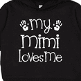 thumbnail image 3 of Inktastic My Mimi Loves Me Grandkids Toddler Hoodie, 3 of 4
