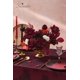 thumbnail image 4 of Flores artificiales Serwalin, borgoña, rosas negras, espuma de seda, 4 of 9