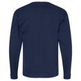 thumbnail image 5 of HANES - Long Sleeve T-Shirt Made with 5.3 Oz./yd² (Us) 100% Cotton | 6 Piece Athletic Navy Tee | 3XL Size, 5 of 6