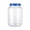 Z3-Blue, variant on Plastic Jars With Lids, Durable Clear Storage Containers,Large Capacity Reusable Airtight Stackable Grain Bean Container Jar For Home Kitchen Spices, Sweets, Pet Treats,1Pc(Clear-1500ml,3.5x3.5x6.7")