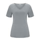 thumbnail image 3 of MKLEKYY Camisetas Mujer Camisetas De Verano Para Mujer, Camisetas De Manga Corta Estampadas, Blusas Informales De Trabajo Con Cuello Redondo Y Botones. Talla XXL, 3 of 3