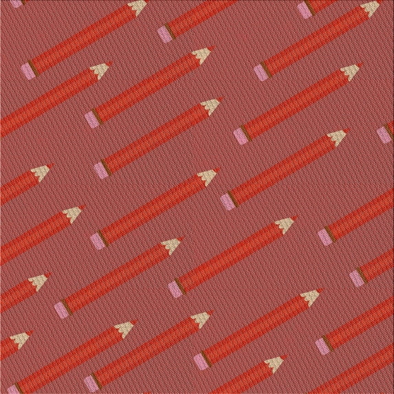 Ahgly Company Machine Washable Indoor Square Transitional Red Area Rugs, 3' Square
