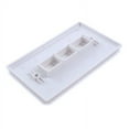 thumbnail image 2 of Wall plate: Keystone, 3 Hole - White, 2 of 2