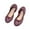 Wine, variant on Quaouag Bowknot Ballet Flats Womens Pointy Toe Casual Flat Shoes Suede Dress Shoes Wear to Work Slip On Moccasins