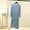 Light Blue, variant on FDGIU Women's Short Sleeve Nightgown, V-Neck Loose Fit Comfy Sleepwear, Soft Loungewear