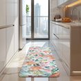thumbnail image 4 of Pioneer Flower Floral Print Pattern Kitchen Rug Mat,Kitchen Runner Rugs Non Skid Washable,Decorative Kitchen Floor Mats for Kitchen,Sink,Laundry,17"x47.2", 4 of 7