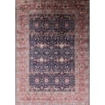 thumbnail image 1 of Ahgly Company Indoor Rectangle Mid-Century Modern Purple Oriental Area Rugs, 5' x 7', 1 of 6