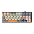 thumbnail image 3 of Teclado Mecánico K3 Retroiluminado con Cable Tipo C Negro Naranja Azul PC, 3 of 9