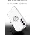 thumbnail image 2 of Designed for Samsung Galaxy S21 Plus/S21+ 5G Case 6.7" Clear Shockproof Soft TPU Bumper Finger Ring Holder Anti-Scratch Silicone Transparent Protective Cases Cover - Crystal Clear, 2 of 7
