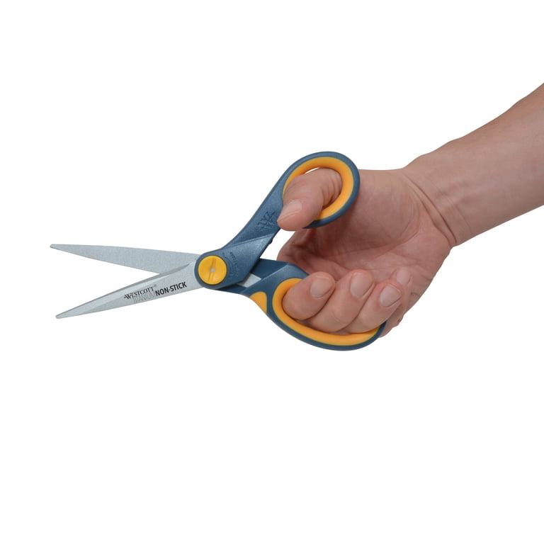 Westcott Titanium Bonded All-Purpose Scissors, 8", 2 Pack photo 3