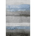thumbnail image 2 of Addison Rugs Mayfield Premium Machine Washable Transitional Stripes Sky Rectangle Rug, 10' x 14', 2 of 7