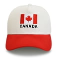 thumbnail image 2 of PMVFHDE Unisex Baseball Cap Canada Day Embroidered Hat Street Hip Hop Style Adjustable Soft Top Baseball Cap, 2 of 6