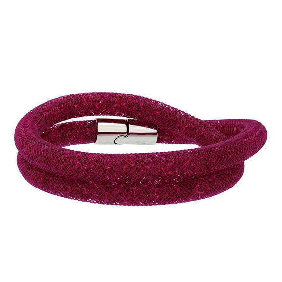 Stardust Fuchsia Ladies Double Bracelet 5102547