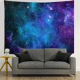 thumbnail image 4 of Tapiz de galaxia Tapiz de cielo estrellado azul Tapiz de espacio del universo Tapiz psicodélico para colgar en la pared Tapiz de pared de estrellas de nebulosa misteriosa para sala de estar Dormitorio Adepaton CZJJ-ST9-3, 4 of 5