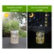 thumbnail image 4 of Luz de linterna con energía solar Lámpara de mesa retro LED Lámpara de vela IP44 Linterna r Abanopi Luz solar, 4 of 7