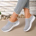 thumbnail image 4 of YOUYEDIAN Orthopedic Casual Shoes for Women Arch Support Tennis Shoes Lightweight Slip on Non Slip Volleyball Shoes Mesh Stretch Soft 2026 Foam Shoes (Gray), 4 of 8