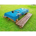 thumbnail image 1 of Dolphin Outdoor Tablecloth, Underwater Photography of Dolphins Happily Swimming Ocean Animal Life Image Print, Decorative Washable Fabric Picnic Table Cloth, 58 X 84 Inches,Blue Grey, by Ambesonne, 1 of 2