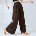 thumbnail image 6 of Inleife Womens Pants Clearance Fashion Casual Solid Color Elastic Loose Pants Women's Summer Straight Wide Leg Trousers Pants, 6 of 8