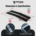 thumbnail image 3 of Titan Ramps 5 Foot Multi-Fold Aluminum Wheelchair Ramp w/Grip Surface, 600 Pound Capacity, 3 of 9