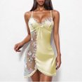 thumbnail image 2 of DPTALR Woman's Embroidery Lace Mesh Semi-Transparent Night Dress Lingerie Sets, 2 of 4