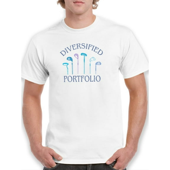 Diversified Portfolio T-Shirt Men -Smartprints Designs, Male 3X-Large