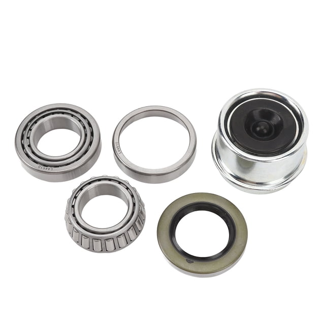 Kit De Rodamientos De Cubo De Rueda De Remolque, L44610, Sello De Eje De Remolque De Alta Resistencia, Cubierta Antipolvo, Pasador De Chaveta Para Eje De 1 Pulgada 2000-2200 LB