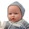 thumbnail image 4 of JC Toys 15201 La Baby Soft Body Weighted Doll Outfit with Accessories, Gray - 17 in., 4 of 4
