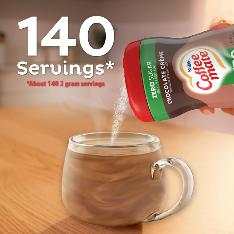 Nestle Coffee Mate, Chocolate Crème Sugar-Free Powdered