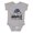 AC-Heather Grey, variant on Lil Doodle Bug Cute Artist Boys or Girls Baby Bodysuit