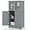 Grey, variant on MAT EXPERT Bathroom Storage Cabinet, Bathroom Cabinets Freestanding w/Frosted Tempered Glass Doors & 3 Level Adjustable Shelf, Wooden Bathroom Floor Cabinet for Kitchen, Entryway, Living Room (Black)