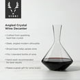 thumbnail image 3 of Viski Angled Wine Decanter for Red or White Wines Birthday Party Gifts 60oz, 3 of 6