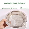 thumbnail image 7 of sunsanly Soil Sifter Set Stainless Steel Sieve Frame with 5 Mesh Sieve Pans Rustproof Garden Sieve Kit for Stones Weeds Filtration, 7 of 7